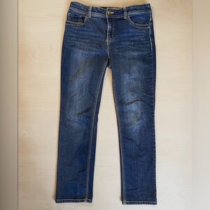 Chico's Woman’s So Slimming Dark Blue Straight Jeans